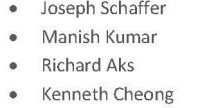 Joseph Schaffer Joseph Schaffer